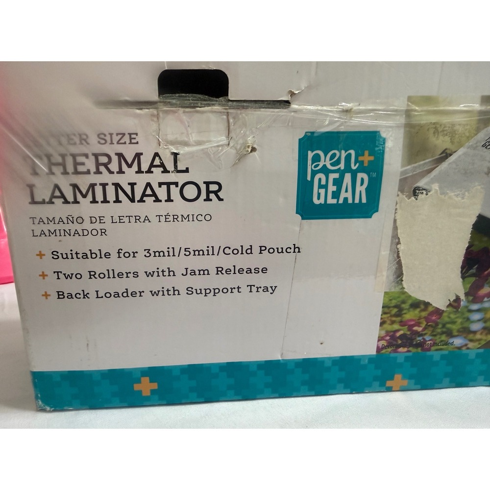 Used 2 of Pen+Gear Letter S Thermal Laminator White L411-A Hot Cold Jam Release - Picture 4 of 11